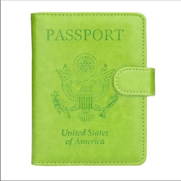 Passport Holder Cover Wallet RFID Blocking Leather - Picture 1 of 5